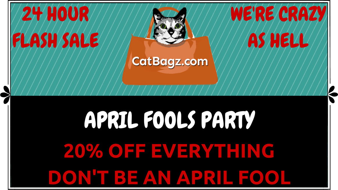 CatBagz.com April Fools Flash Sale