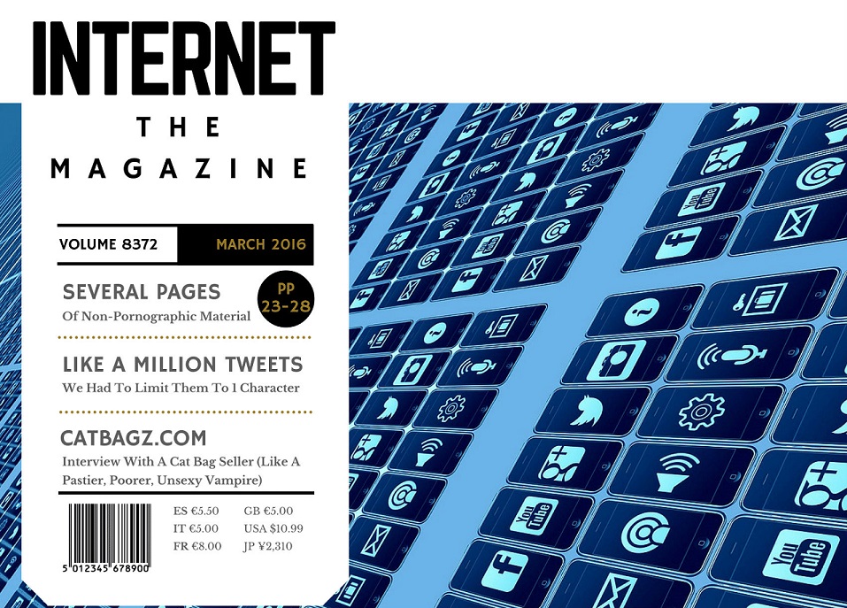 CatBagz.com Interview in This Months Edition of Internet - The Magazine