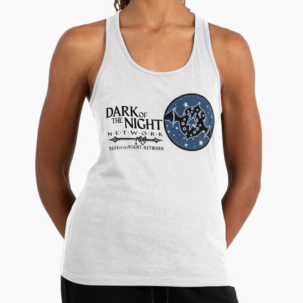 Dark of the Night Network - Rectangle Racerback Tank Top