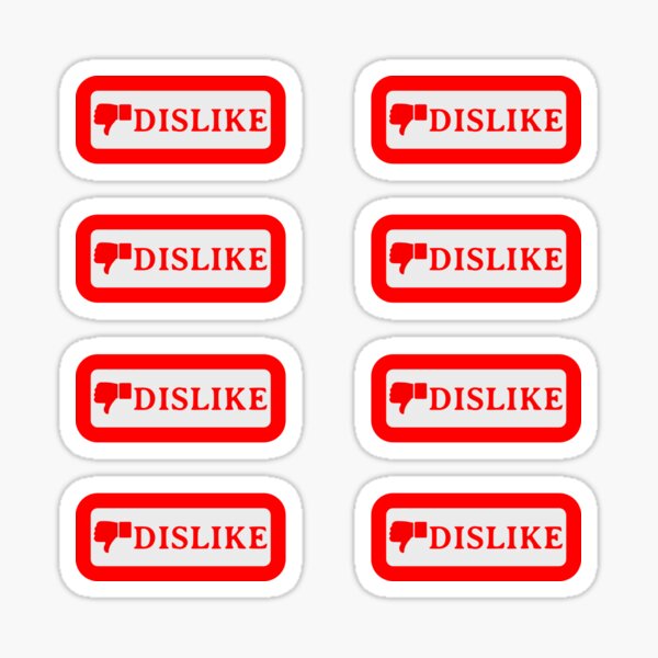 Dislike Sticker